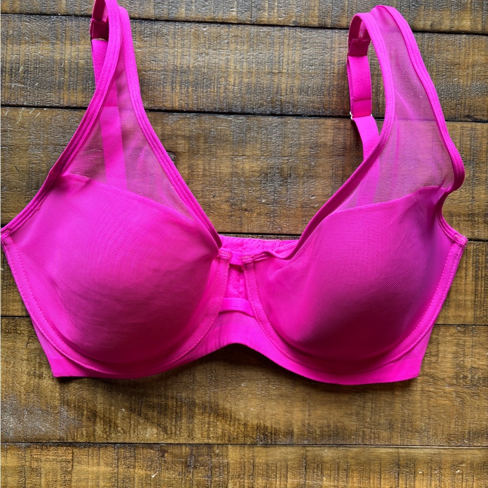 Smart & Sexy Pink Full Coverage Bra with Underwire Support
